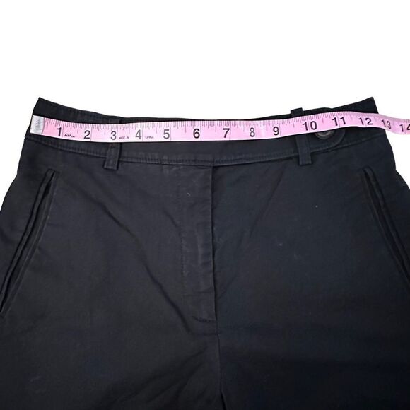 Piazza Sempione ~ Womens Black Kate Pants ~ Made in Italy ~ size 2 ~ cuffed hem - Picture 6 of 10